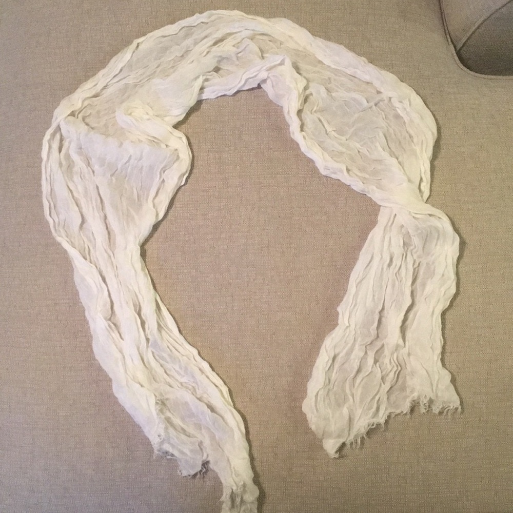White scarf